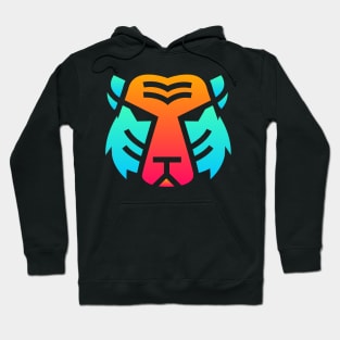 Trippy Psychedelic Rave Tiger Hoodie